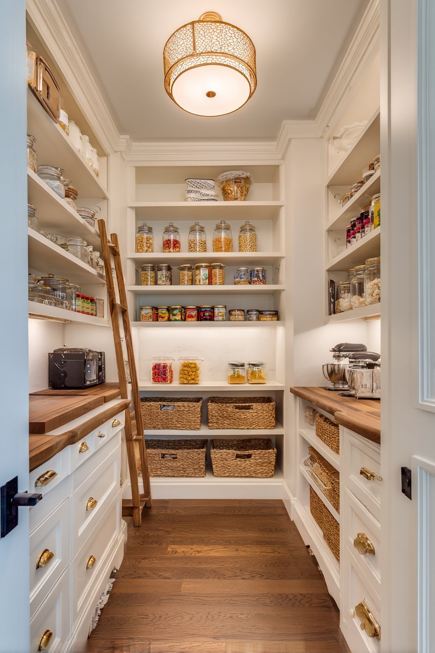 Organized Walk-In Pantry