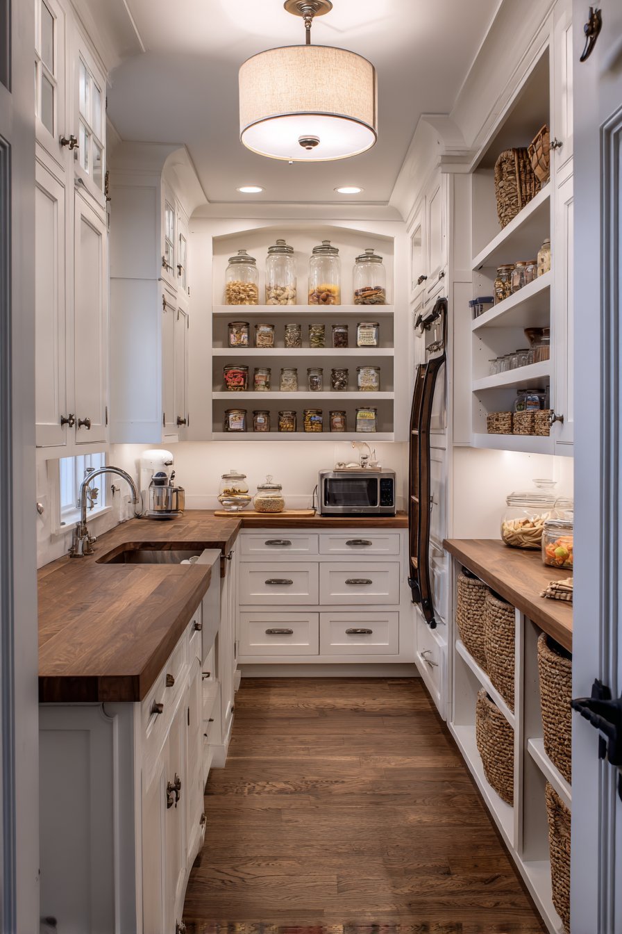 Organized Walk-In Pantry