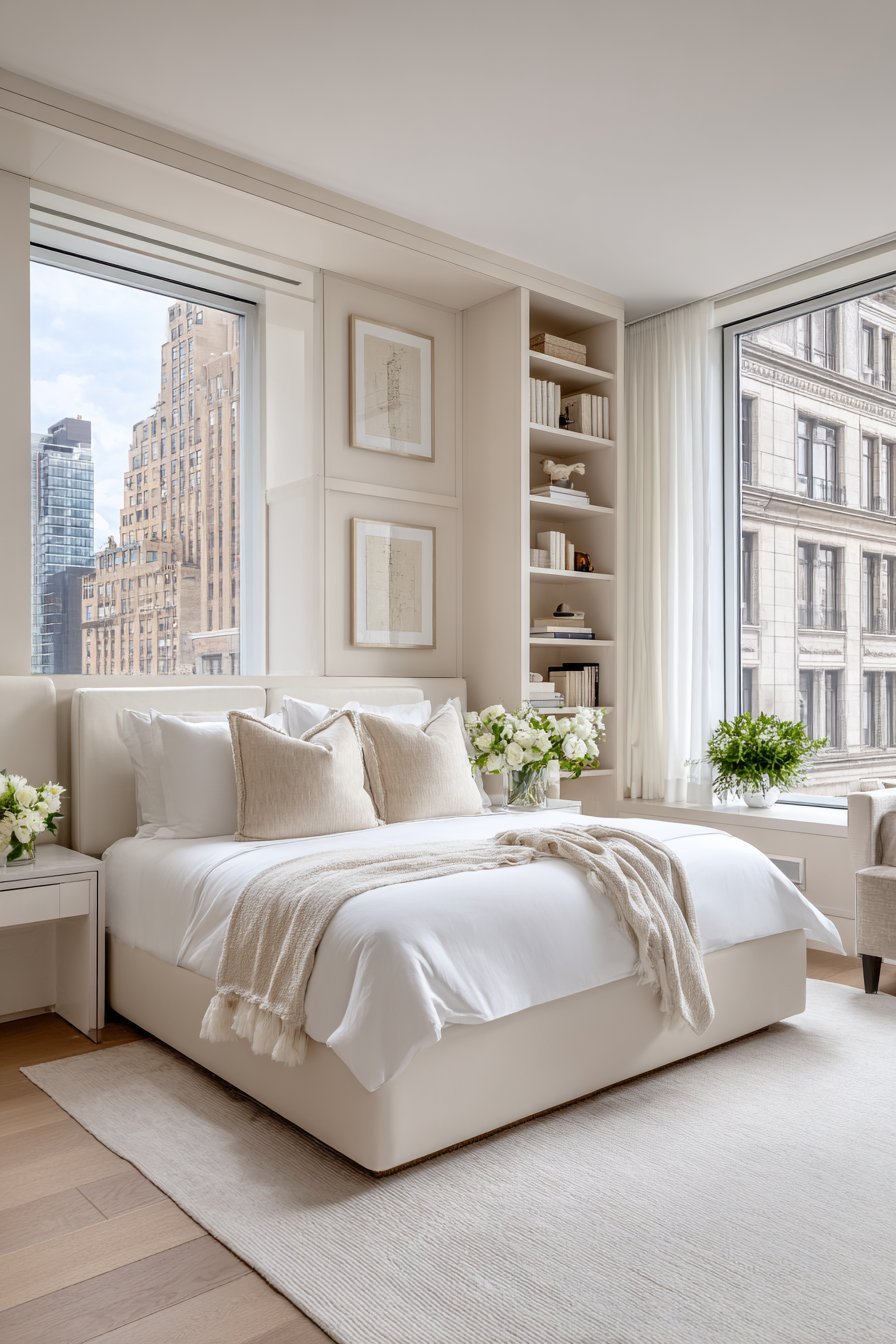 Custom Built-In Headboard Wall