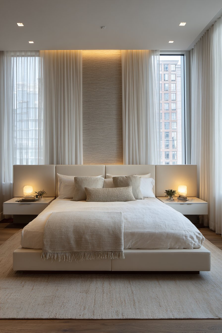 Custom Built-In Headboard Wall