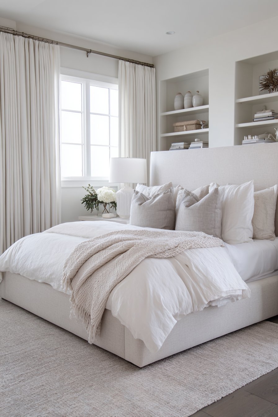 Custom Built-In Headboard Wall