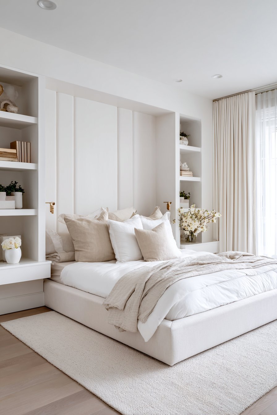 Custom Built-In Headboard Wall