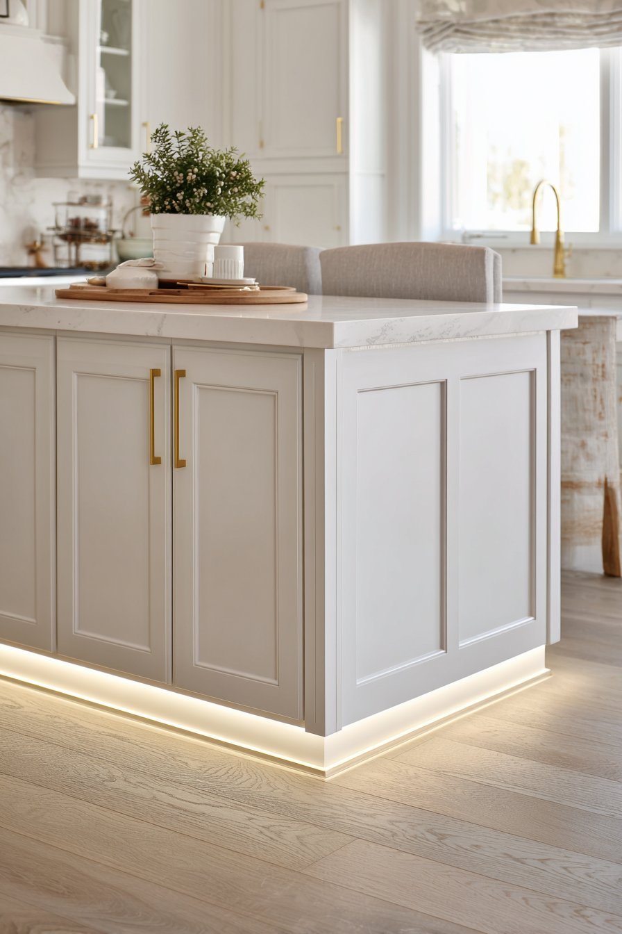 Illuminated Toe-Kick Lighting Detail