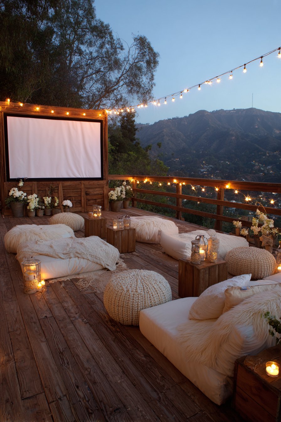 Evening Movie Entertainment Space