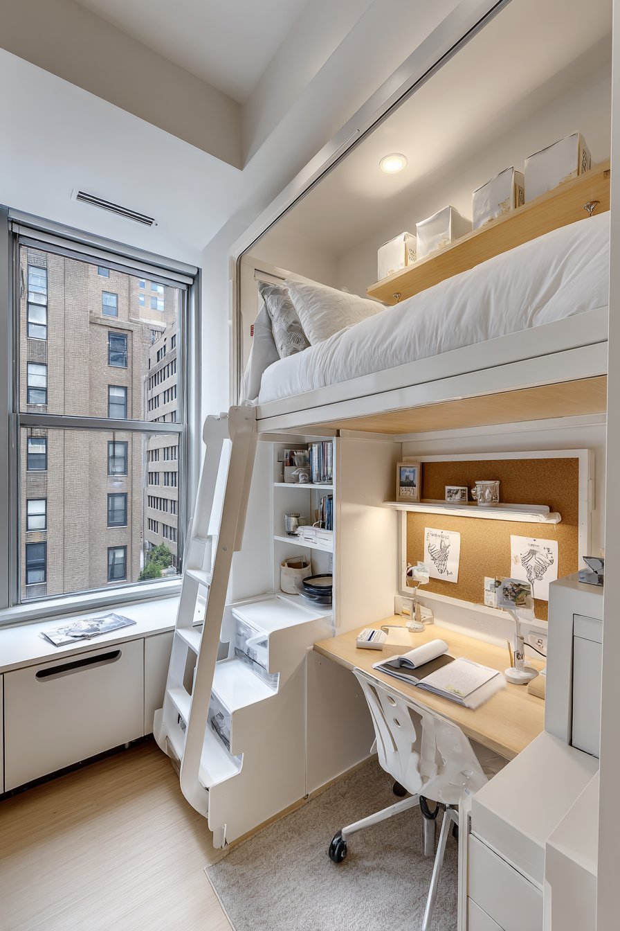 Loft Bed for Small Urban Spaces