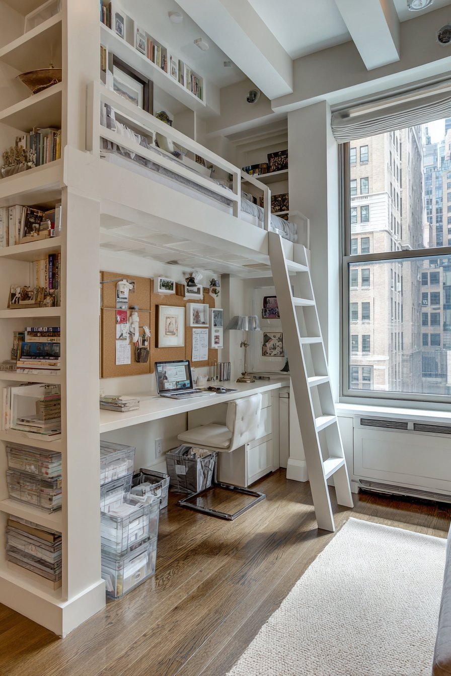 Loft Bed for Small Urban Spaces