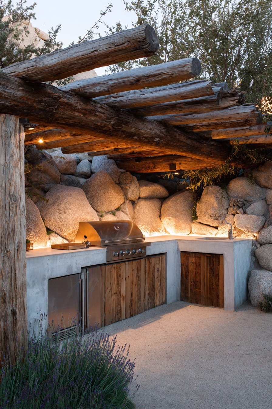 Compact Outdoor Kitchen