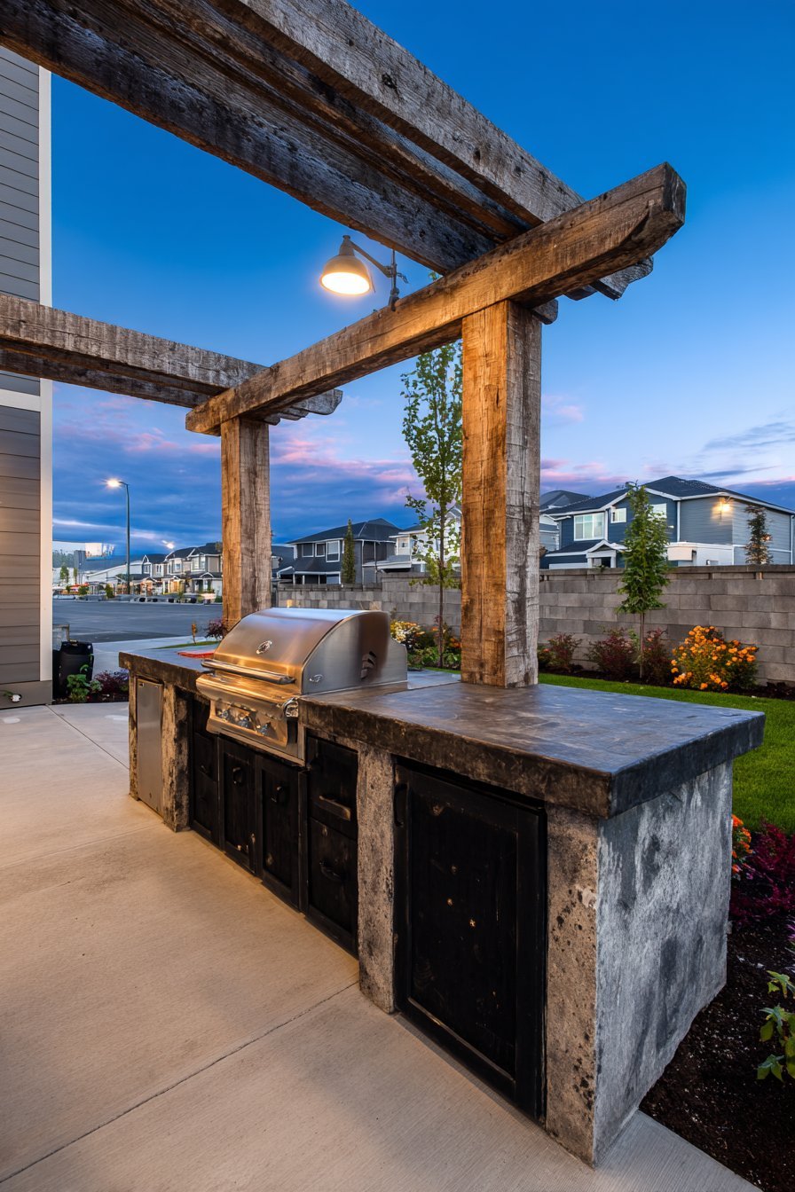 Compact Outdoor Kitchen