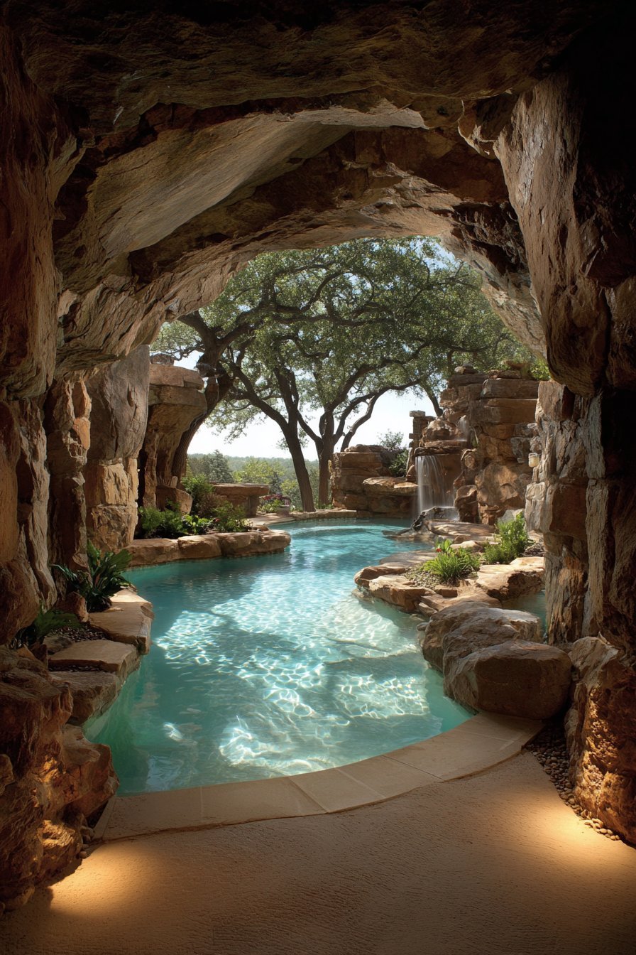 Naturalistic Cave Pool