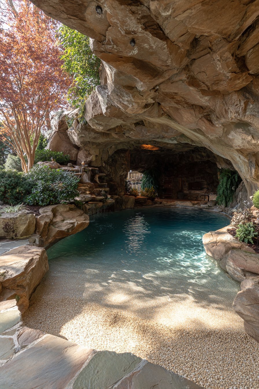 Naturalistic Cave Pool