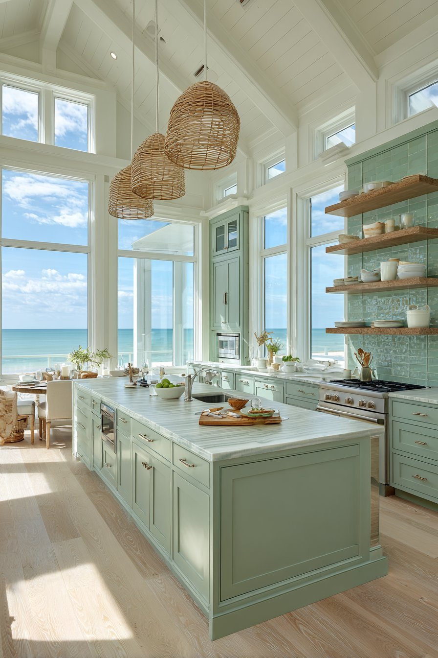 Coastal Contemporary Sage Design
