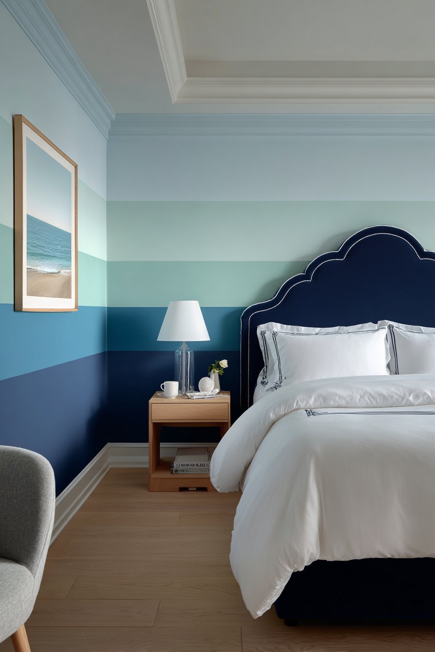 Color-Blocked Wall Paint Technique