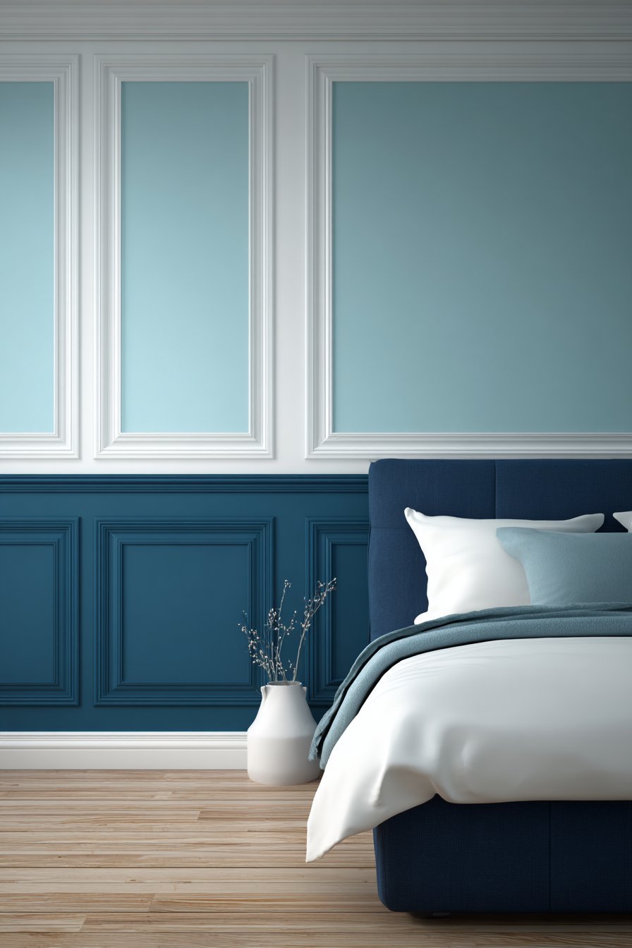 Color-Blocked Wall Paint Technique