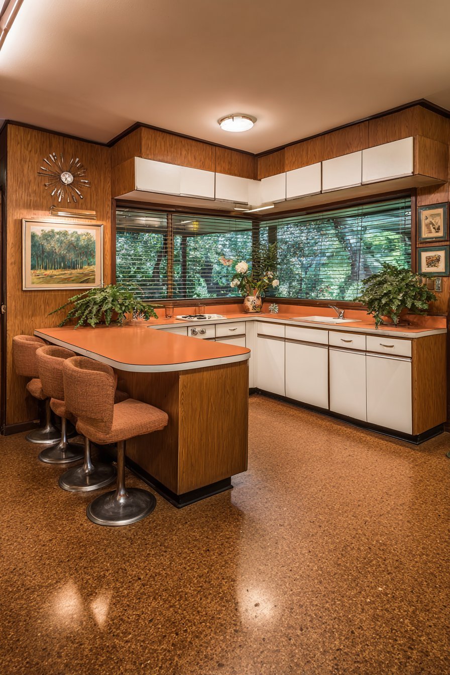 Curved Breakfast Bar Sophistication