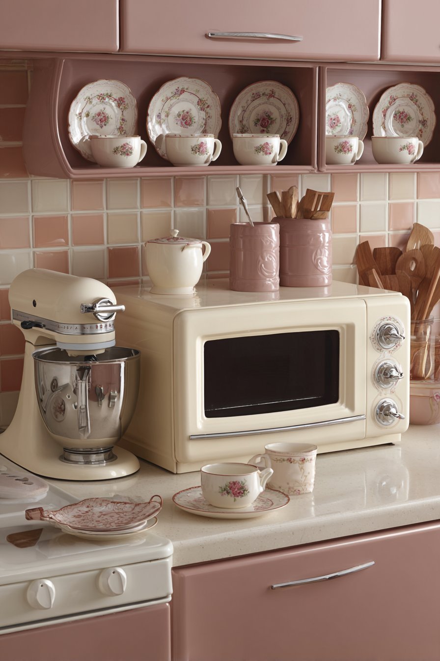 Almond Appliance Workspace