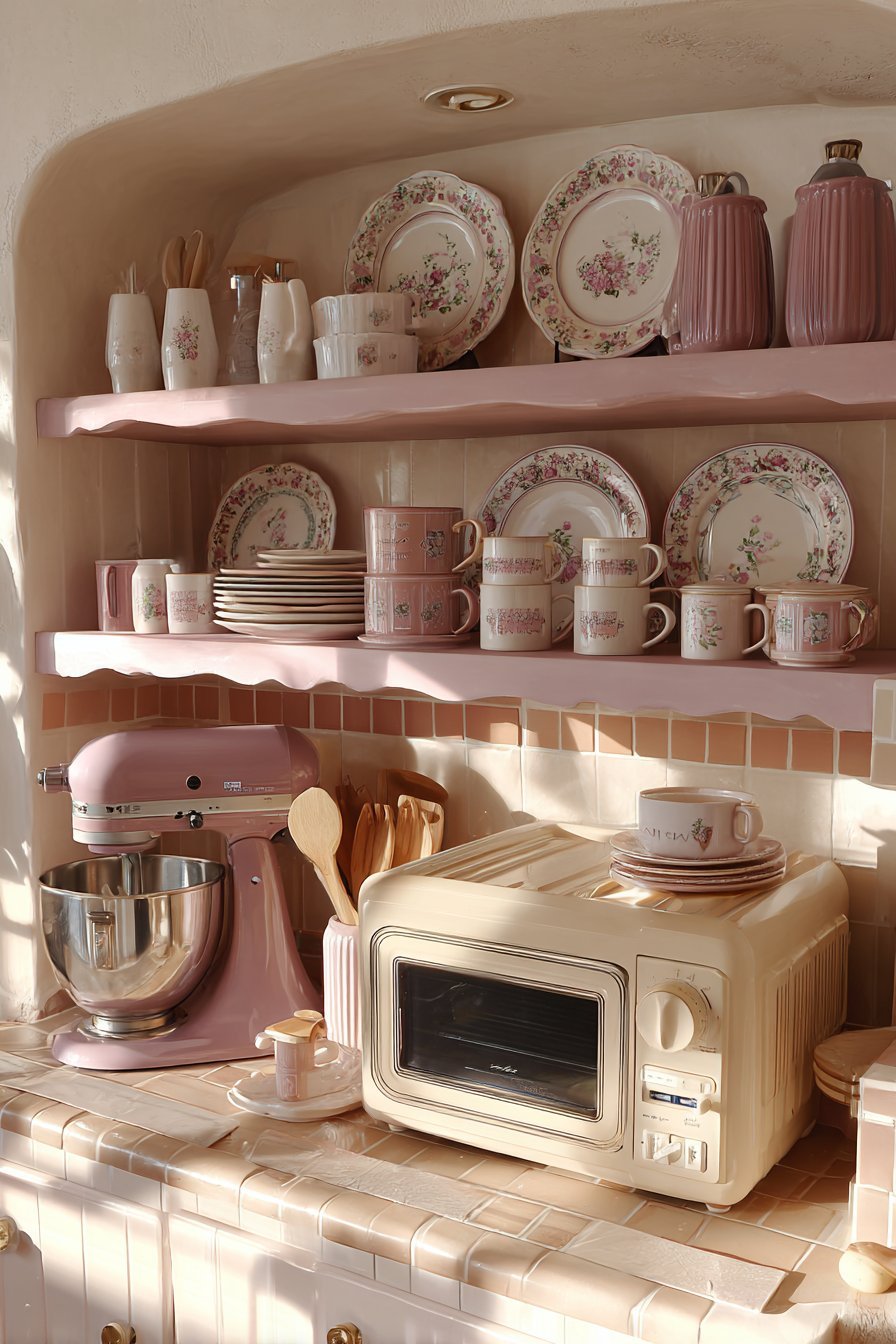 Almond Appliance Workspace