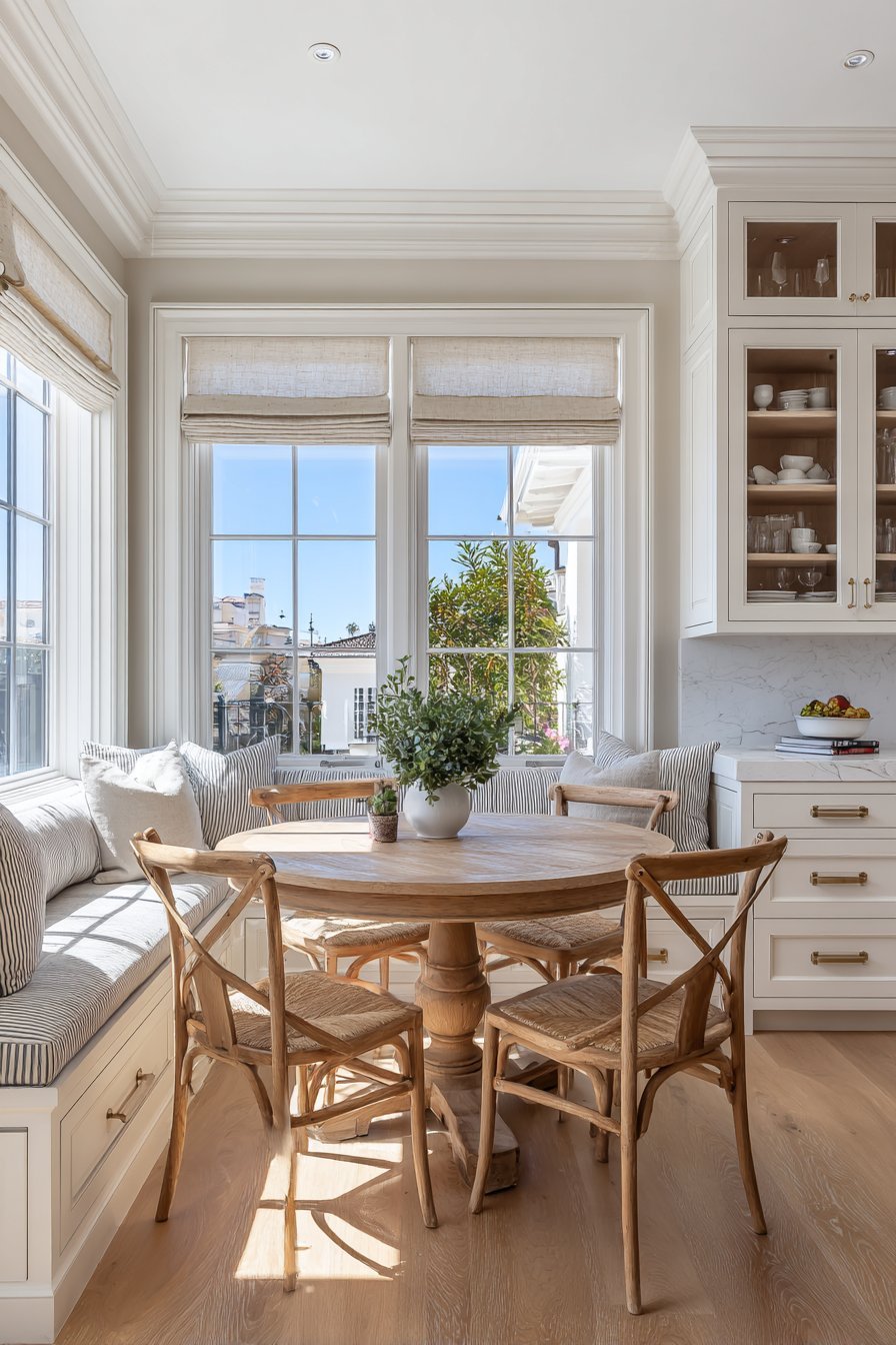 Charming Breakfast Nook Integration