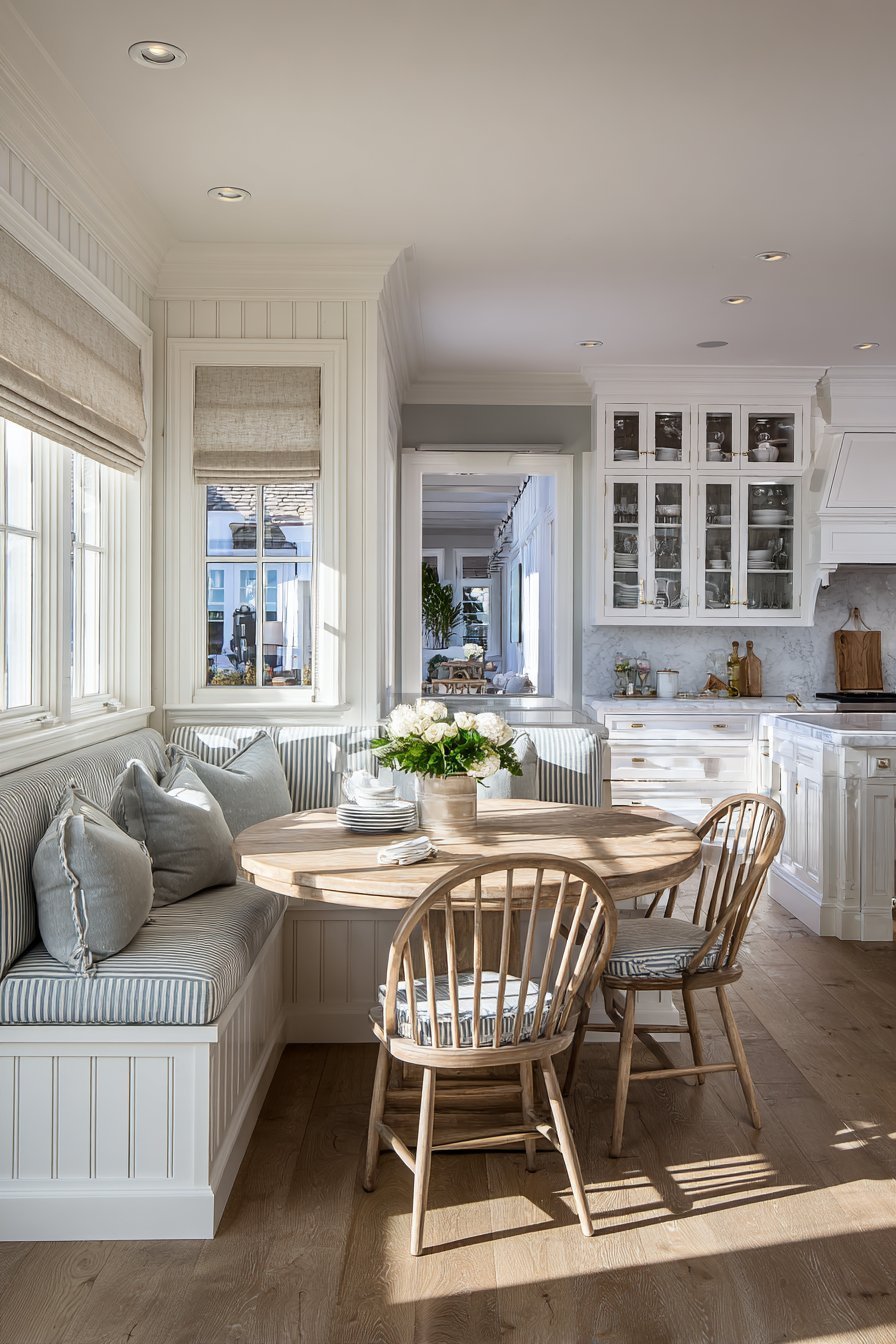 Charming Breakfast Nook Integration