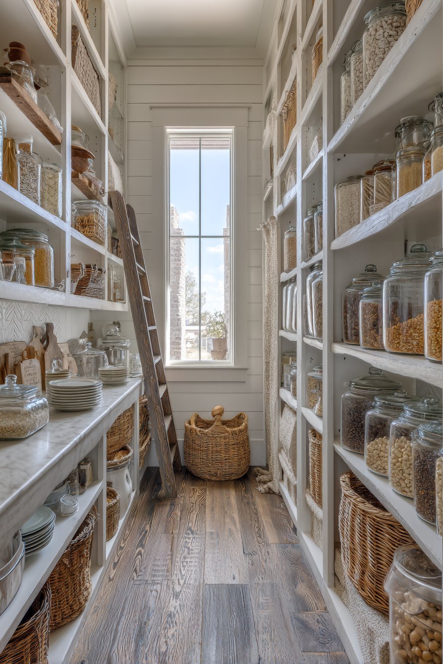 Floor-to-Ceiling Pantry Organization
