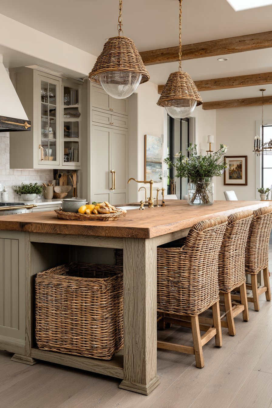 Family-Focused Kitchen Island Design