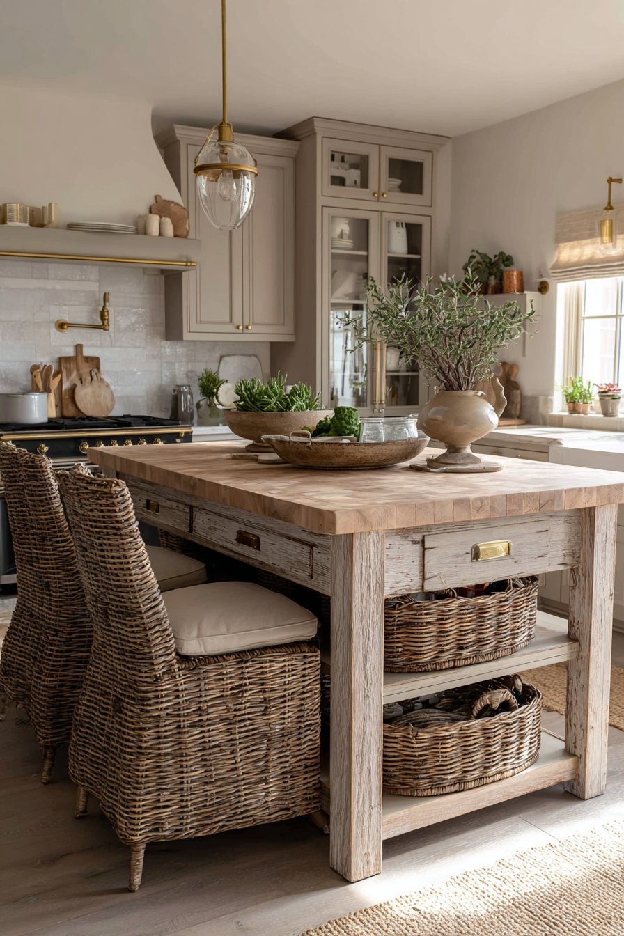 Family-Focused Kitchen Island Design