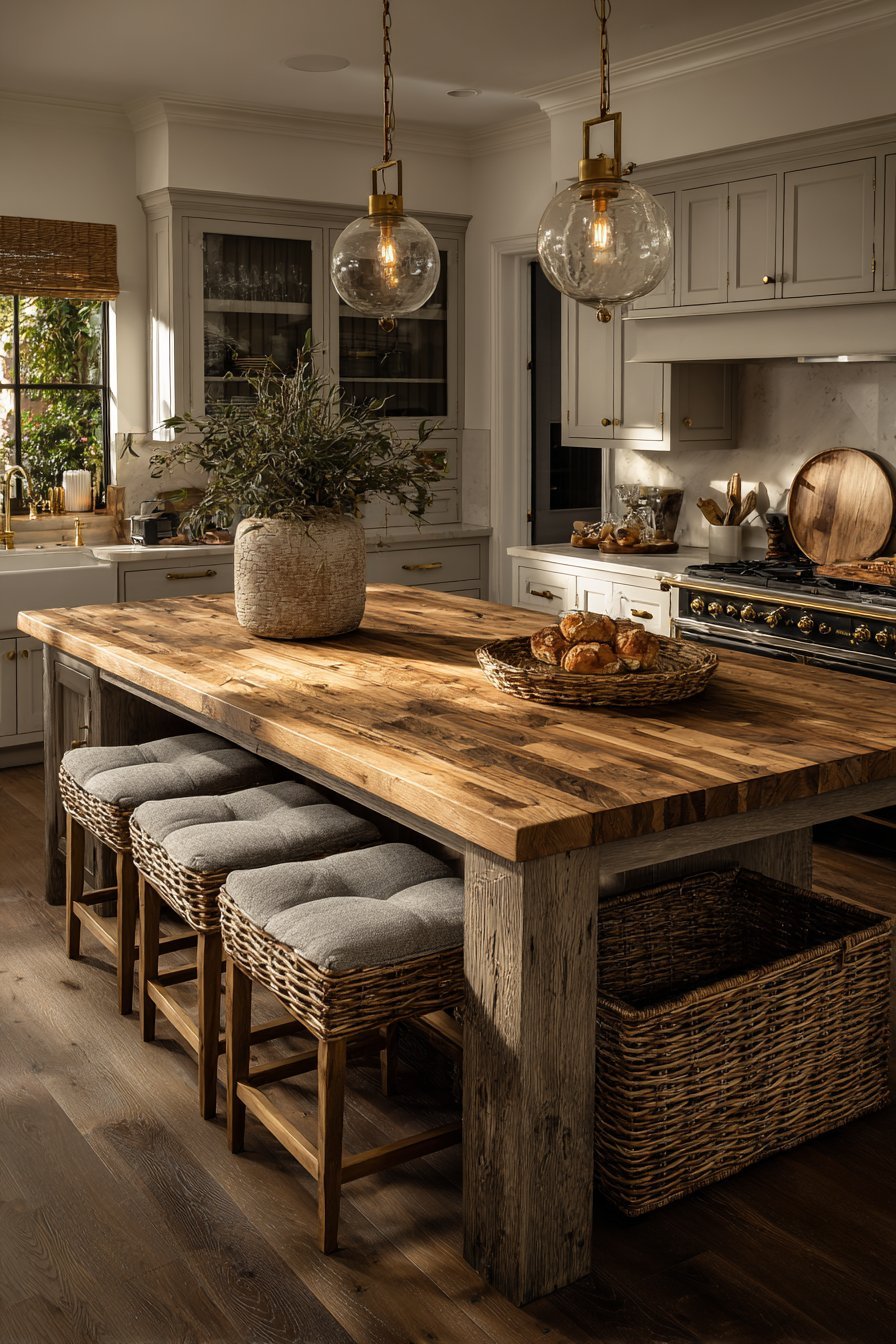 Family-Focused Kitchen Island Design