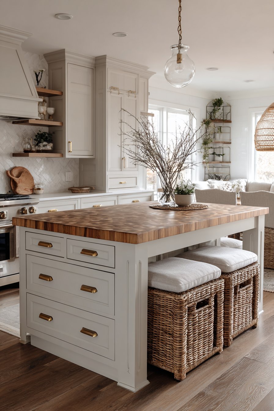 Family-Focused Kitchen Island Design