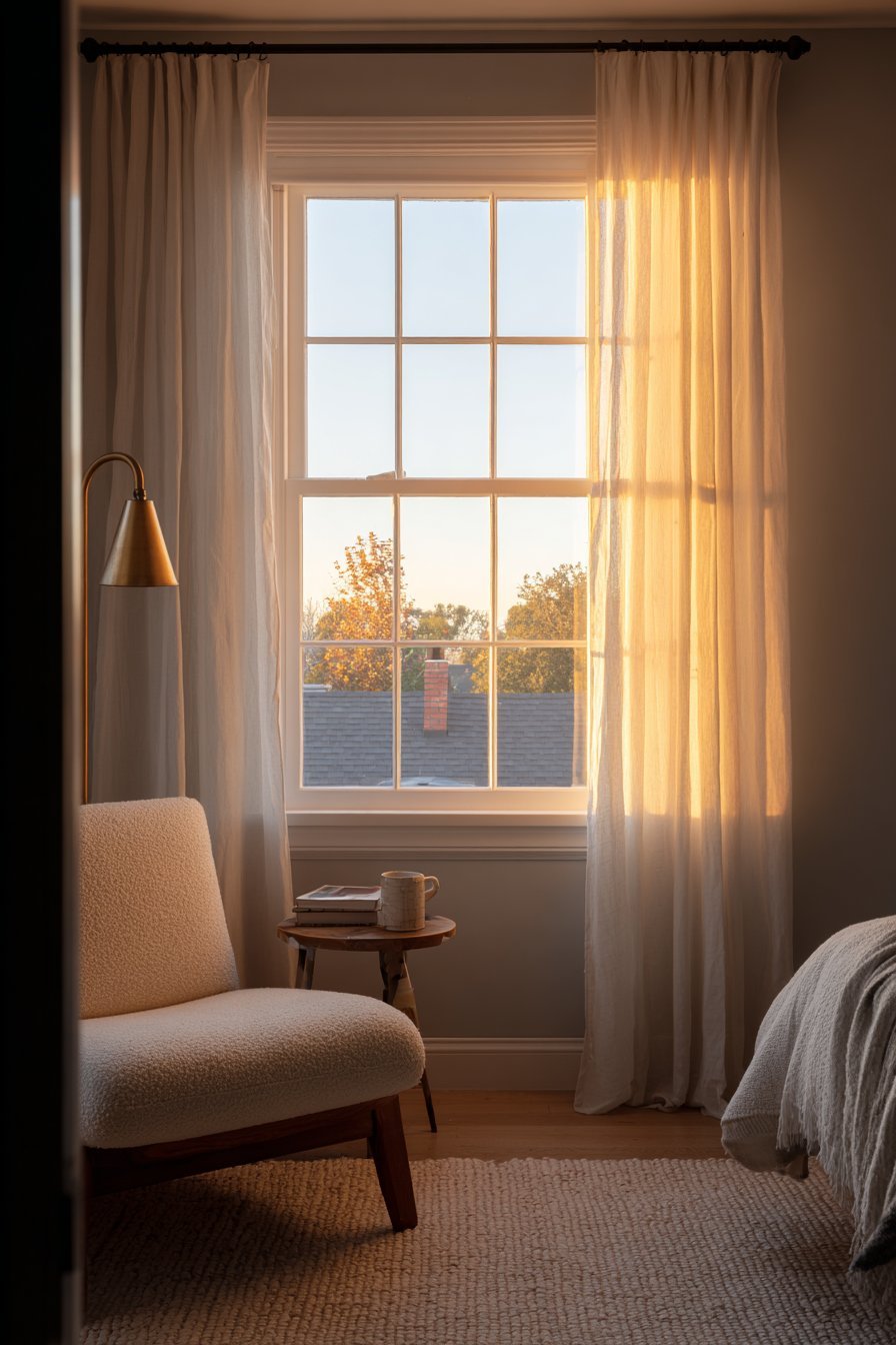 Corner Reading Nook Retreat