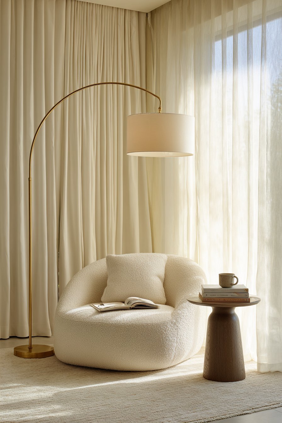 Corner Reading Nook Retreat