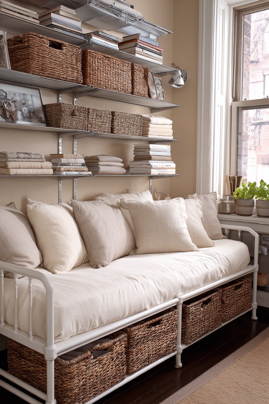 Daybed Configuration With Under Storage