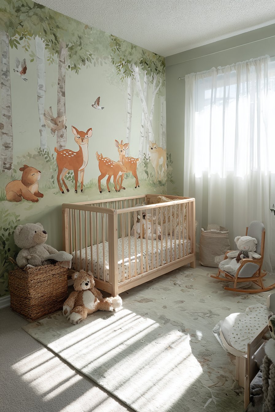 Whimsical Woodland Theme with Nature Elements