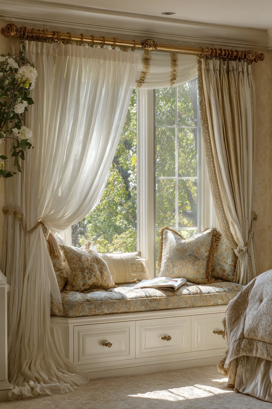 Layered Window Treatment Excellence