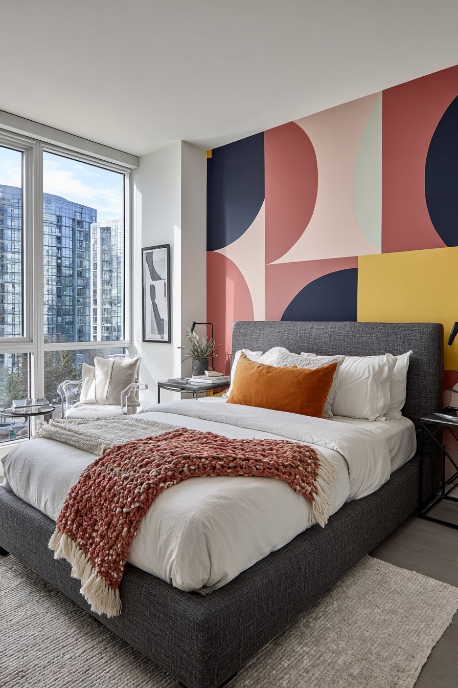 Geometric Statement Wall Drama