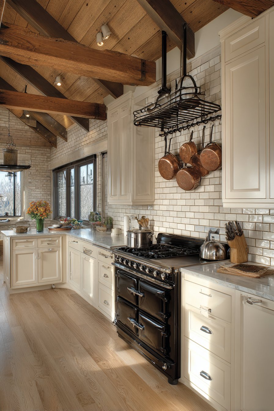 Vintage Cast-Iron Stove Feature