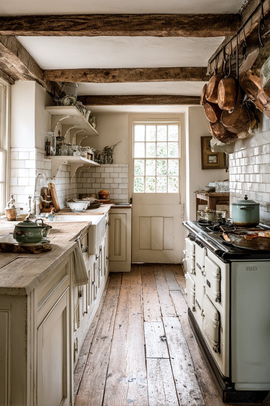 Vintage Cast-Iron Stove Feature