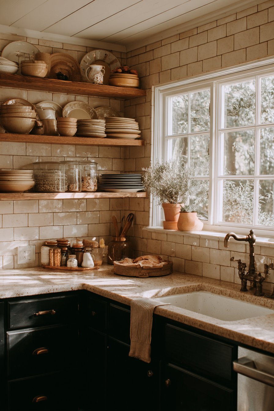 Charming Plate Rack Display Kitchen