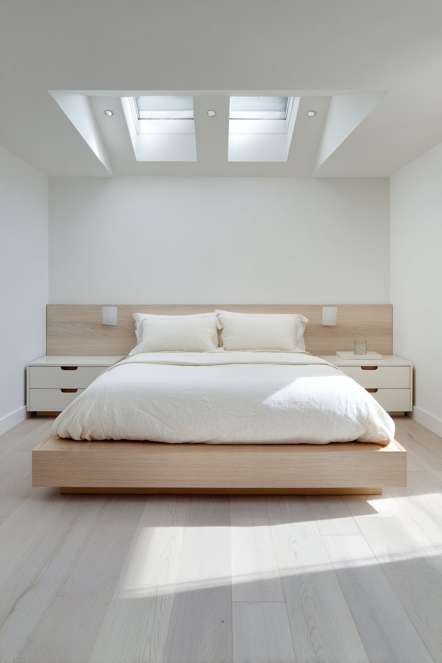 Minimalist Platform Storage Bed