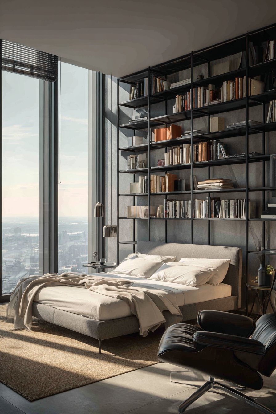Modern Minimalist Book Sanctuary