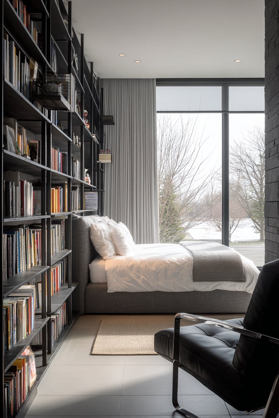 Modern Minimalist Book Sanctuary