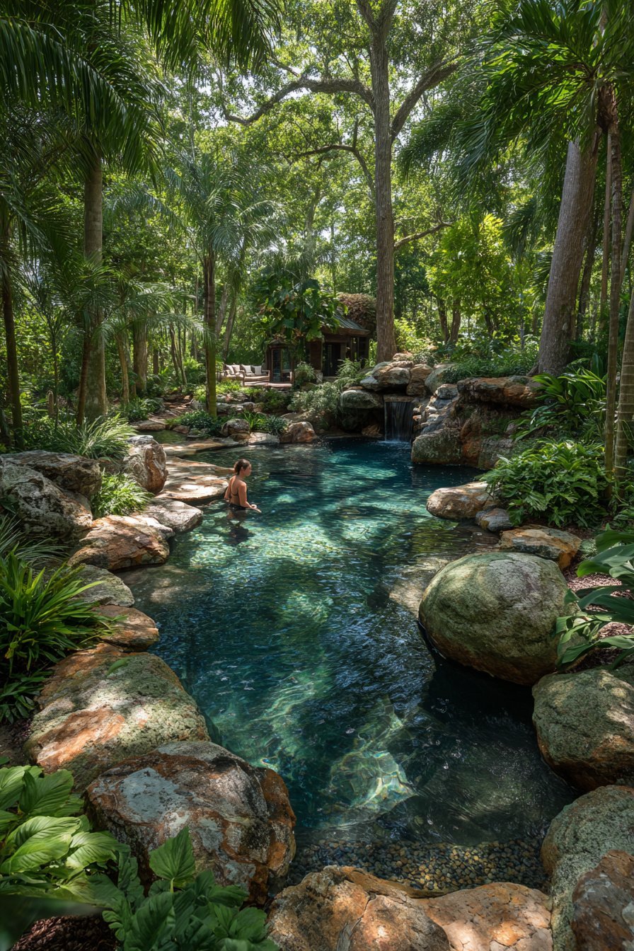 Tropical Lagoon-Style Pool