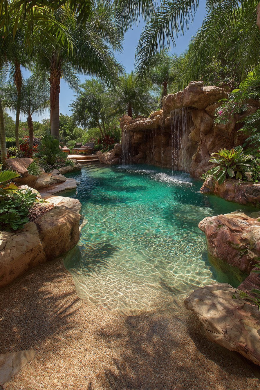 Tropical Lagoon-Style Pool