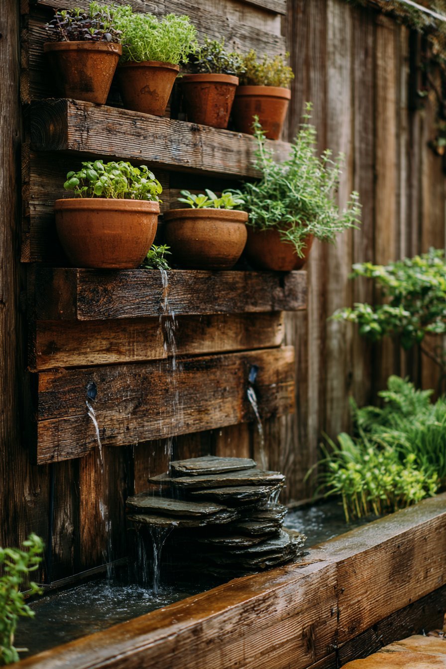 Vertical Herb Garden Wall