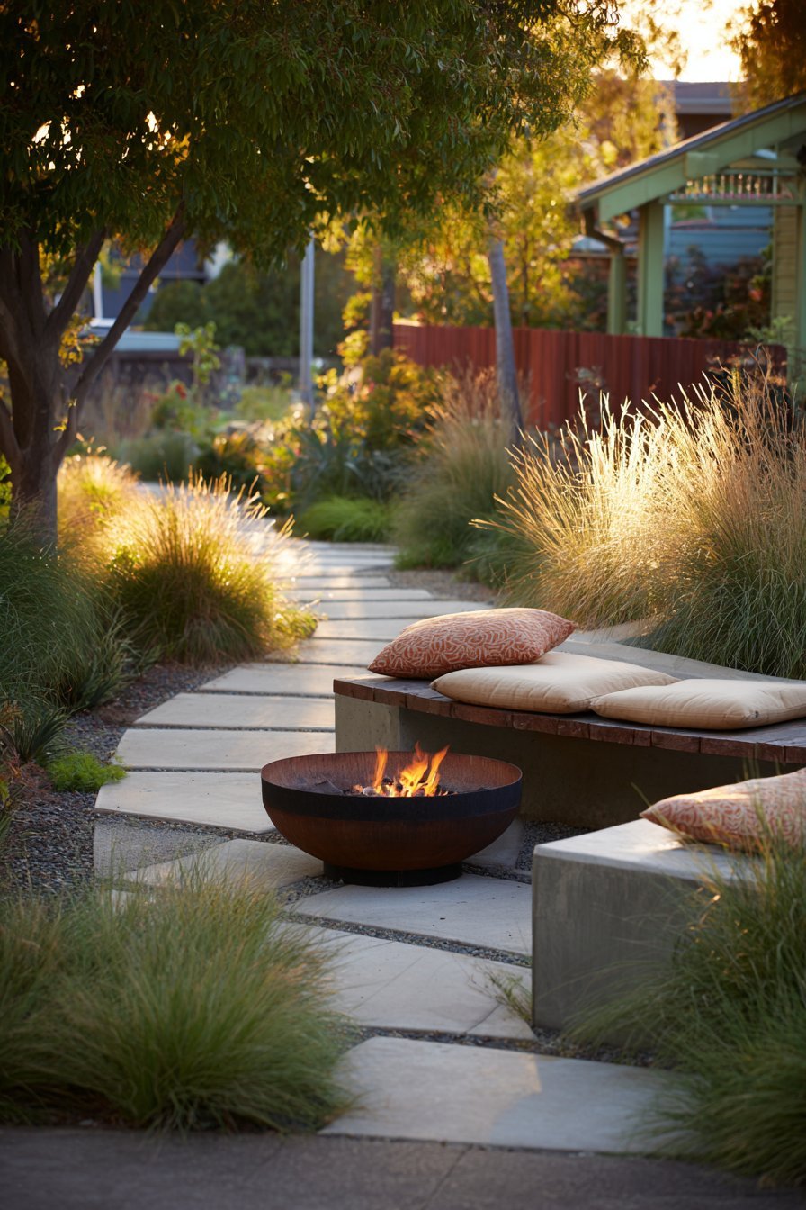 Minimalist Fire Bowl Sanctuary