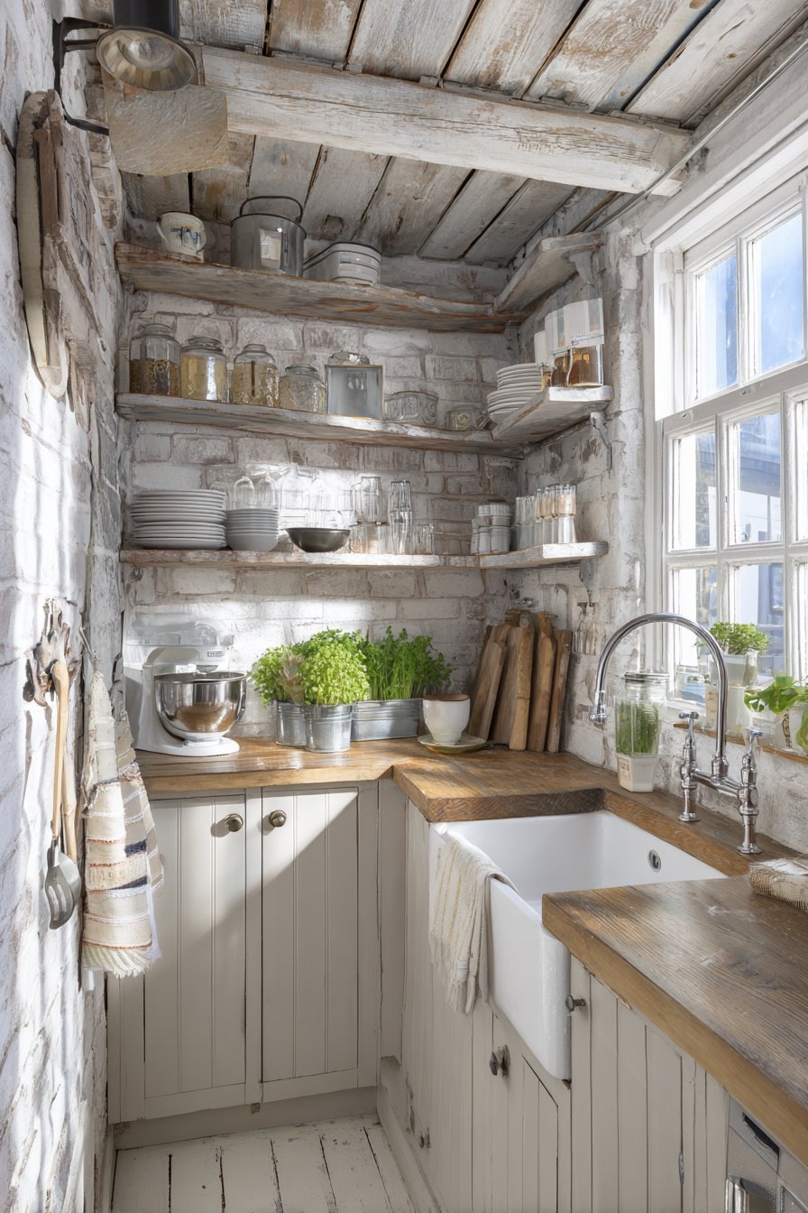 Reclaimed Wood and Belfast Sink Design