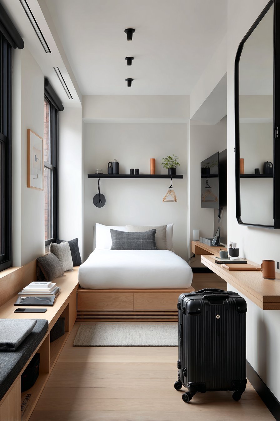 Minimalist Platform Bed Design