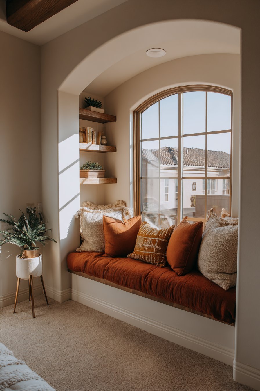  Terracotta Window Seat Nook