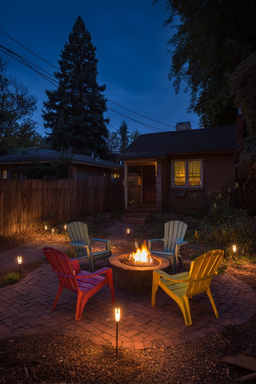 Colorful Rubber Paver Family Space
