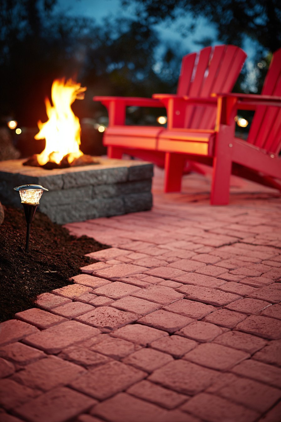 Colorful Rubber Paver Family Space