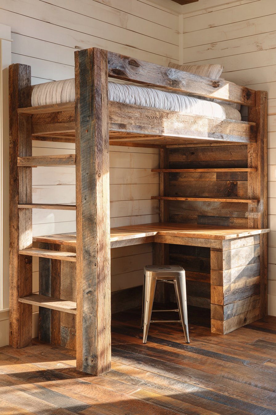 Rustic Reclaimed Wood Character