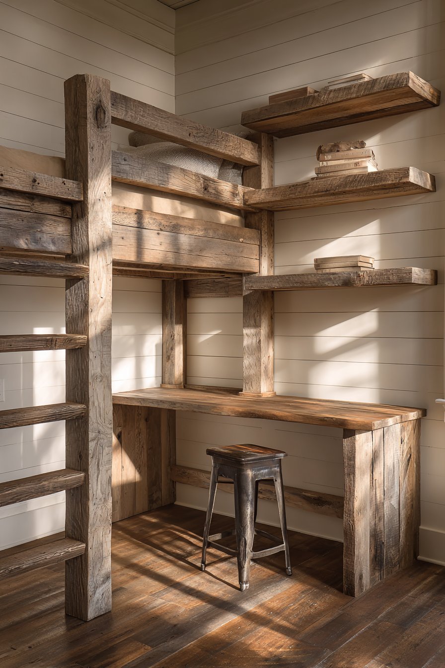 Rustic Reclaimed Wood Character